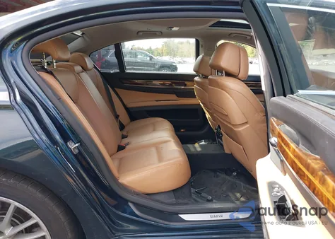 2013 BMW 750Li xDrive из США, поврежденный, VIN WBAYF8C51DD141386